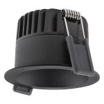 Ledvance LED  SPOT DARKLIGHT Aluminium  8W 680lm 36D - 930 Warm White | Cutout 68mm - IP44 - Best Colour Rendering -  Dimmable