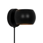Nordlux Belir Wall Light Metal Black | Suitable for 1x G9