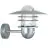 Nordlux Agger Wall Light Steel and Glass Grey | IP54 - Motion and Light Sensor - Suitable for E27