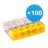 Multipack 100x Wago 2273-205 Push Wire Connector| 5 Wire Connection
