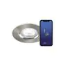 Nordlux Don Smart LED Spot Brushed Nickel 4.7W 320lm 60D - 822-865 Tunable White + RGB | 85mm - IP65