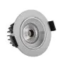 Noxion LED Spot Diamond Tiltable Aluminium 6W 400lm 36D - 927 Extra Warm White | Cutout 83mm - IP44 - Best Colour Rendering - Dimmable