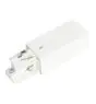 3 phase end feed earth right - White