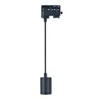 Noxion Tracklight Pendant 3-Phase Aluminium Black | Suitable for 1x GU10