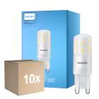 Multipack 10x Philips CorePro LED Capsule G9 Frosted 3.7W 470lm - 830 Warm White | Replaces 40W