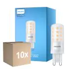 Multipack 10x Philips Corepro LED Capsule G9 4.8W 570lm - 830 Warm White | Replaces 60W